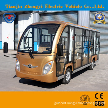 New Designed 14 Seats Enclosed Electric Sightseeing Car for Resort with SGS and Ce Certification